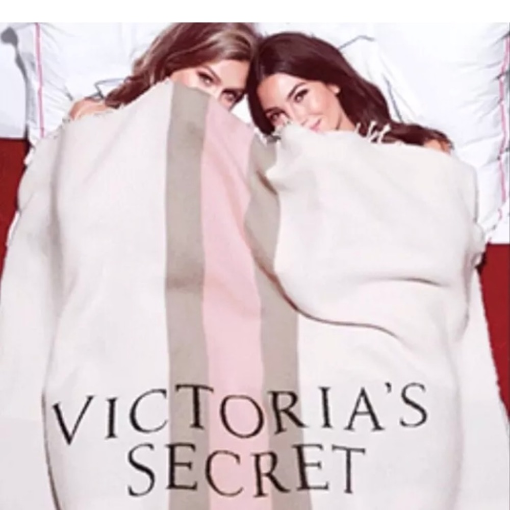 Victoria's secret throw Blanket 40x60
